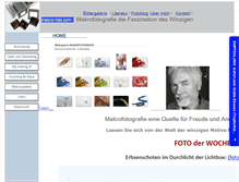 Tablet Screenshot of makro-foto.com